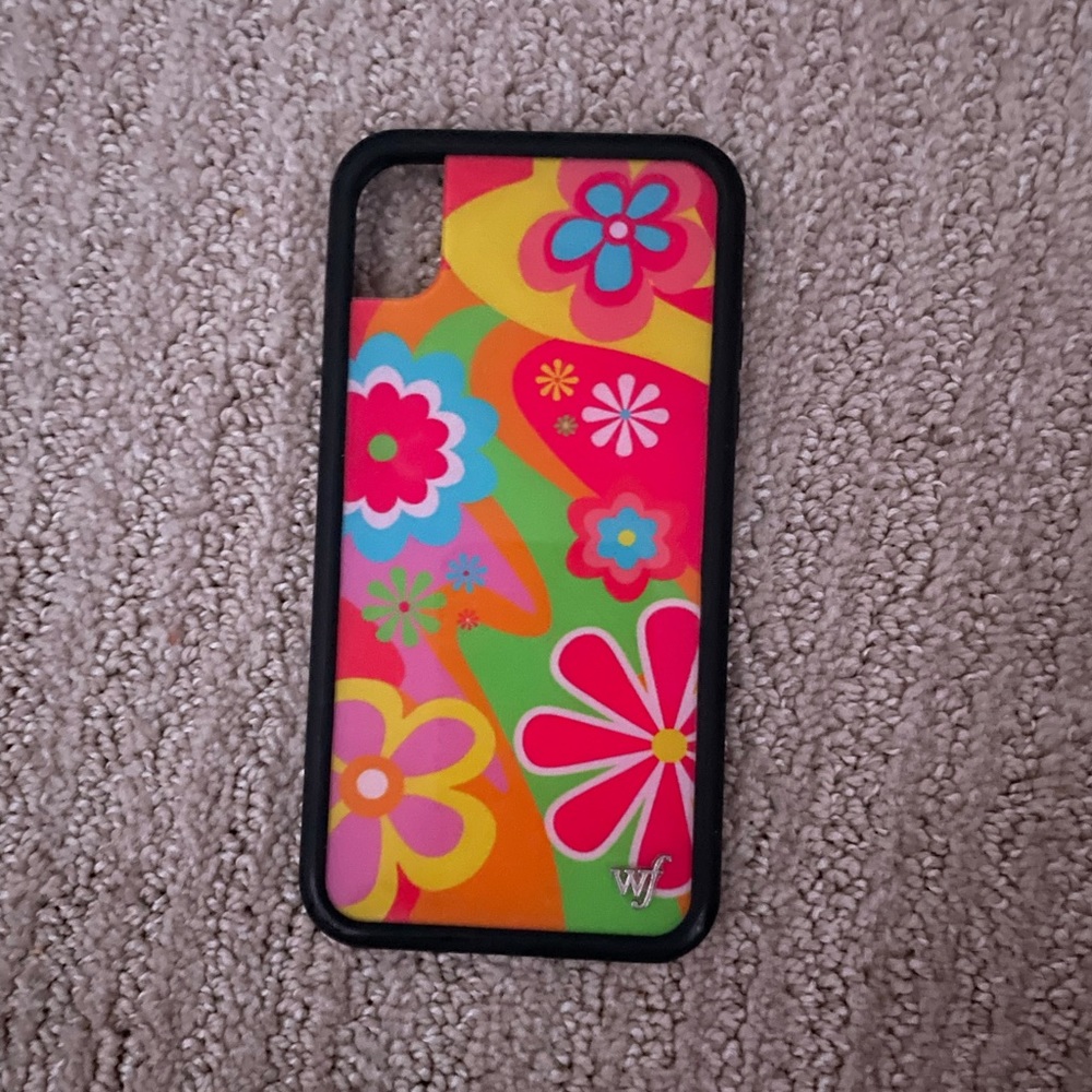 iphone XR wildflower phone case